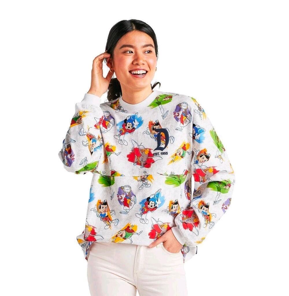 Disneyland Ink & Paint Spirit Jersey for Adults sz large retro WT225